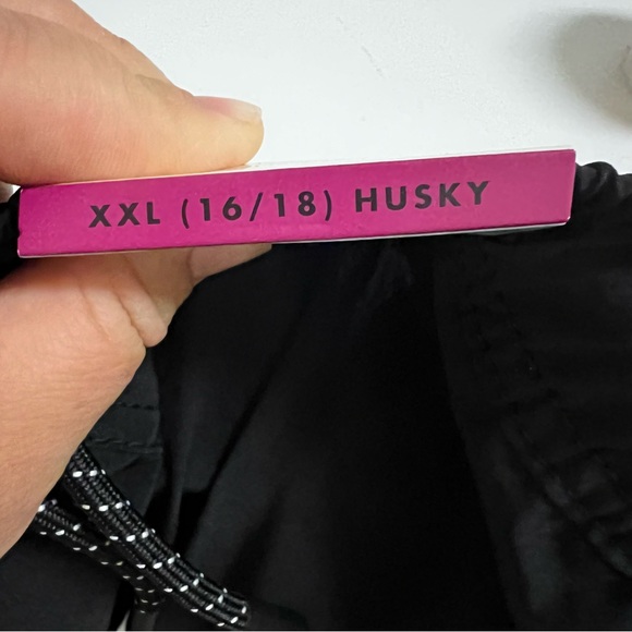 ❤️3/$15 NWT Cat & Jack Black Quick Dry Pull- On Shorts- XXL - Picture 3 of 8